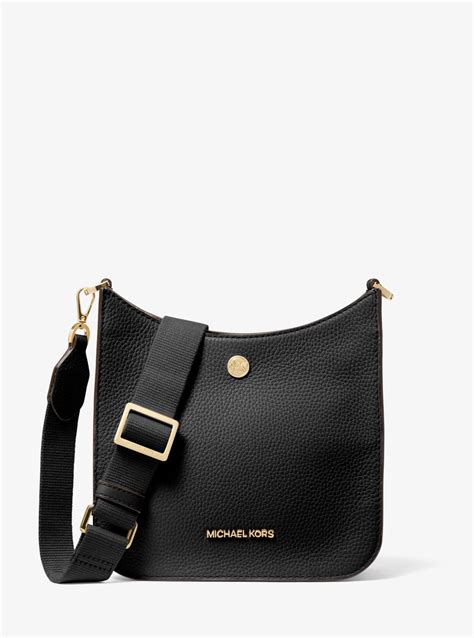 briley michael kors|Briley Small Pebbled Leather Messenger Bag .